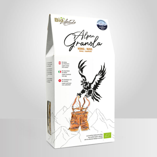 BioLifestyle Alpengranola Honig Nuss 500g