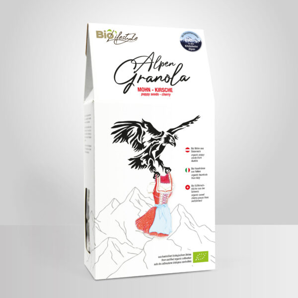 BioLifestyle Alpengranola Mohn Kirsch 500g