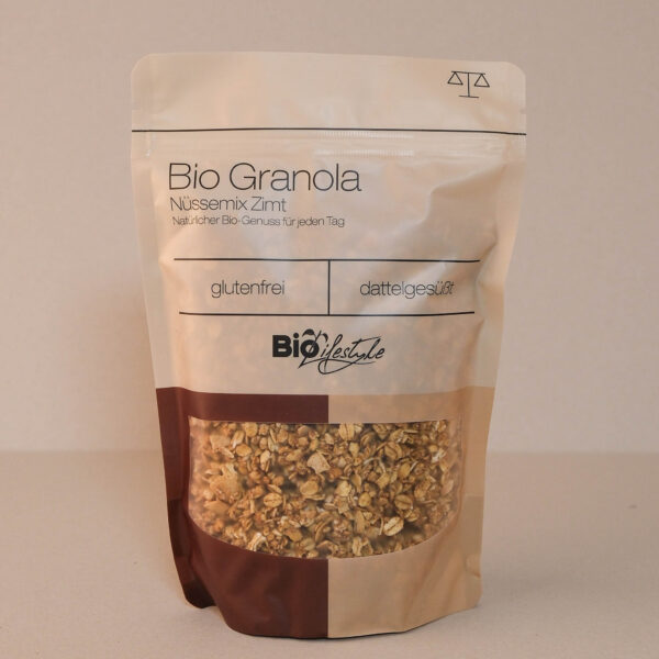 BioLifestyle Granola Nüssemix Zimt 350g