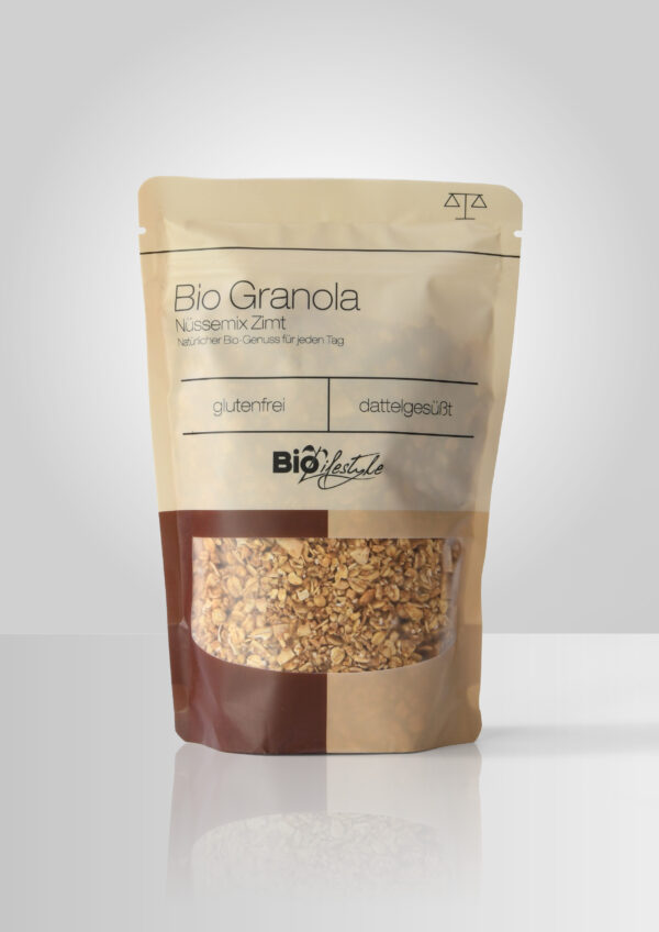 BioLifestyle Granola Nüssemix Zimt 350g